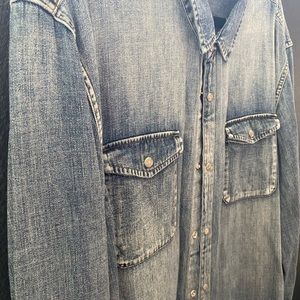 John Varvatos Denim Shirt.